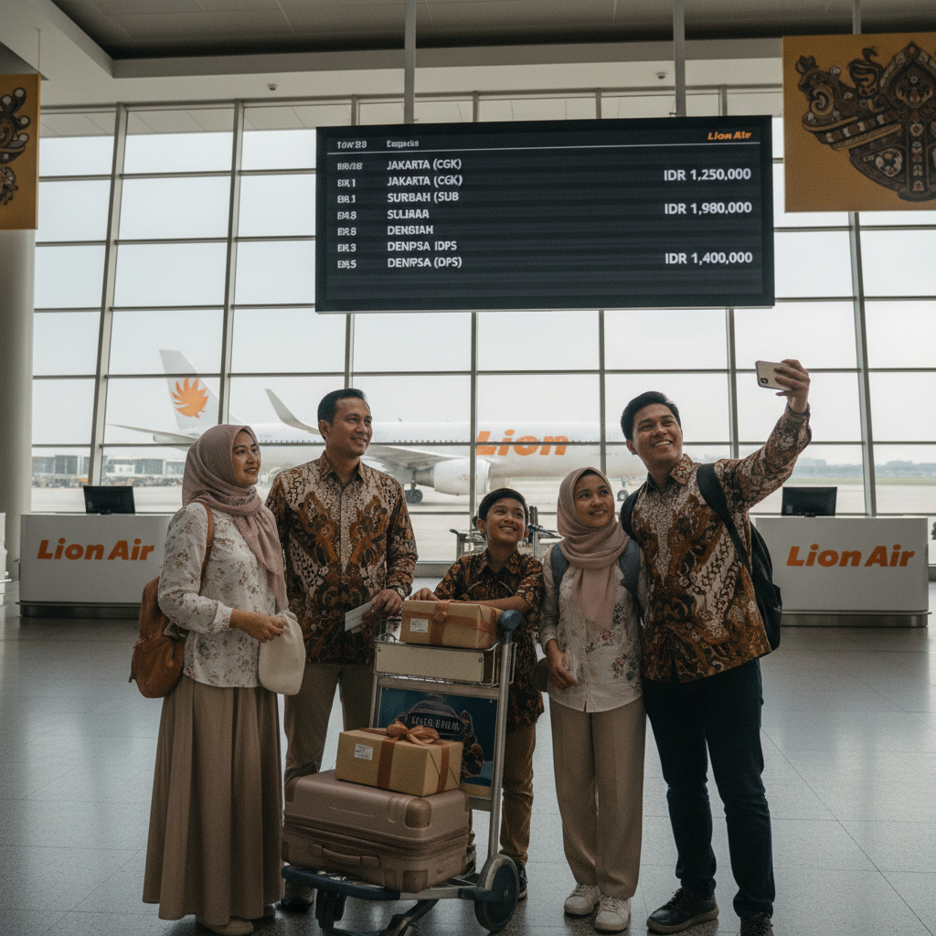 Lion Air (JT) — Rute ex Indonesia, Bagasi Umrah, Layanan | 2026