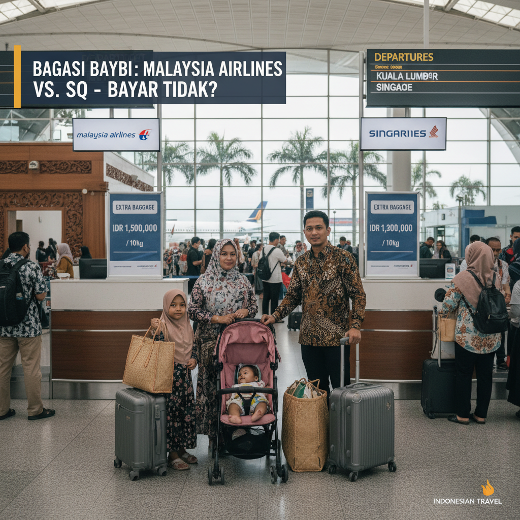 Bagasi Bayi Malaysia Airlines vs Singapore Airlines: Bayar atau Tidak (Plus Citilink, AirAsia, Scoot, Garuda, Batik Air) 2026
