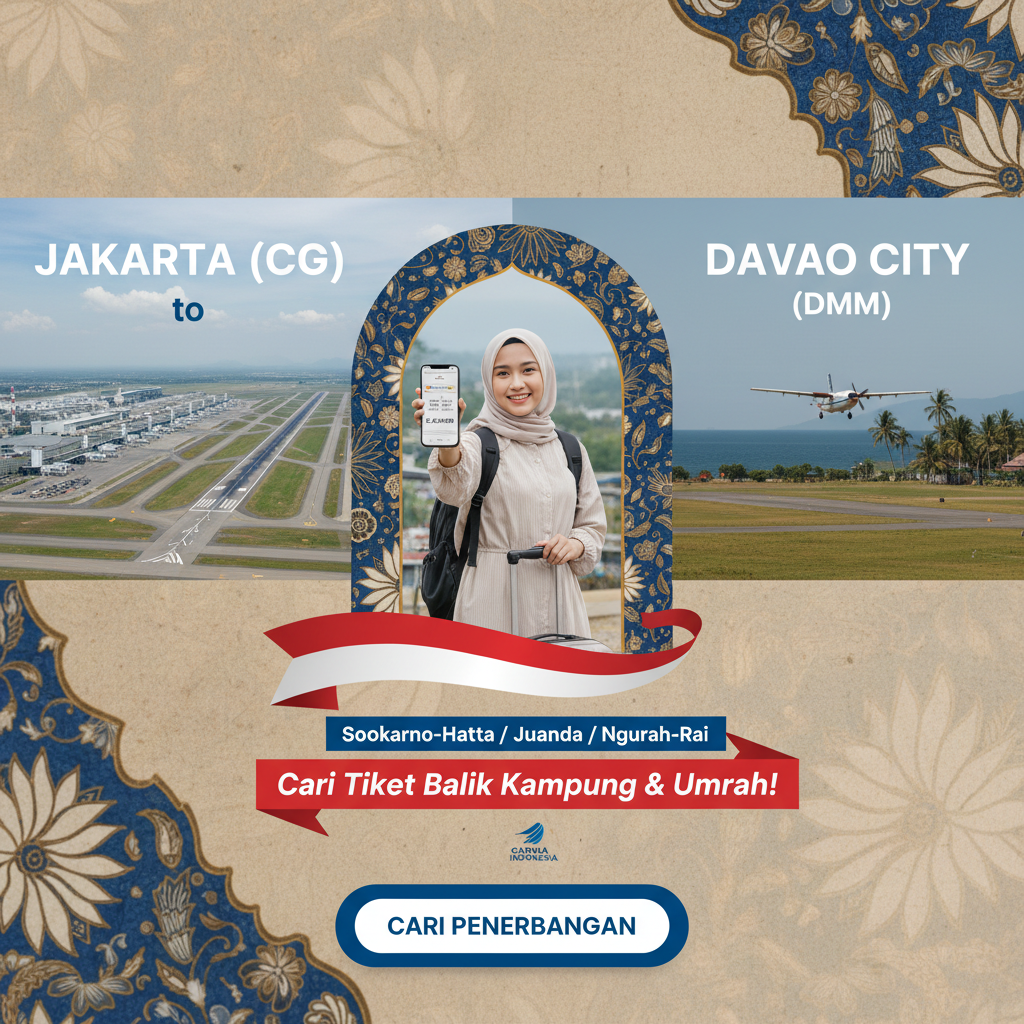 Tiket Pesawat Jakarta (CGK) ke Dammam (DMM) — Jadwal, Harga IDR, Maskapai PMI | 2026