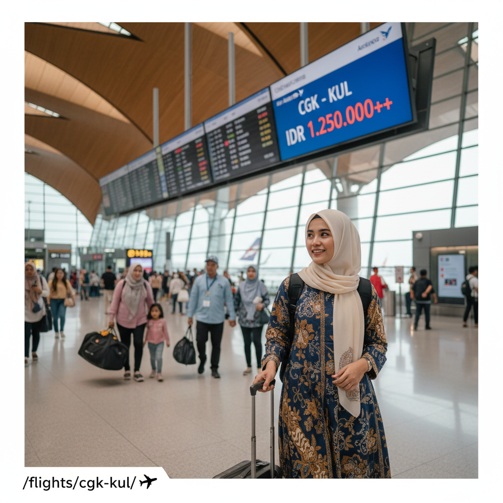 Penerbangan CGK ke Kuala Lumpur