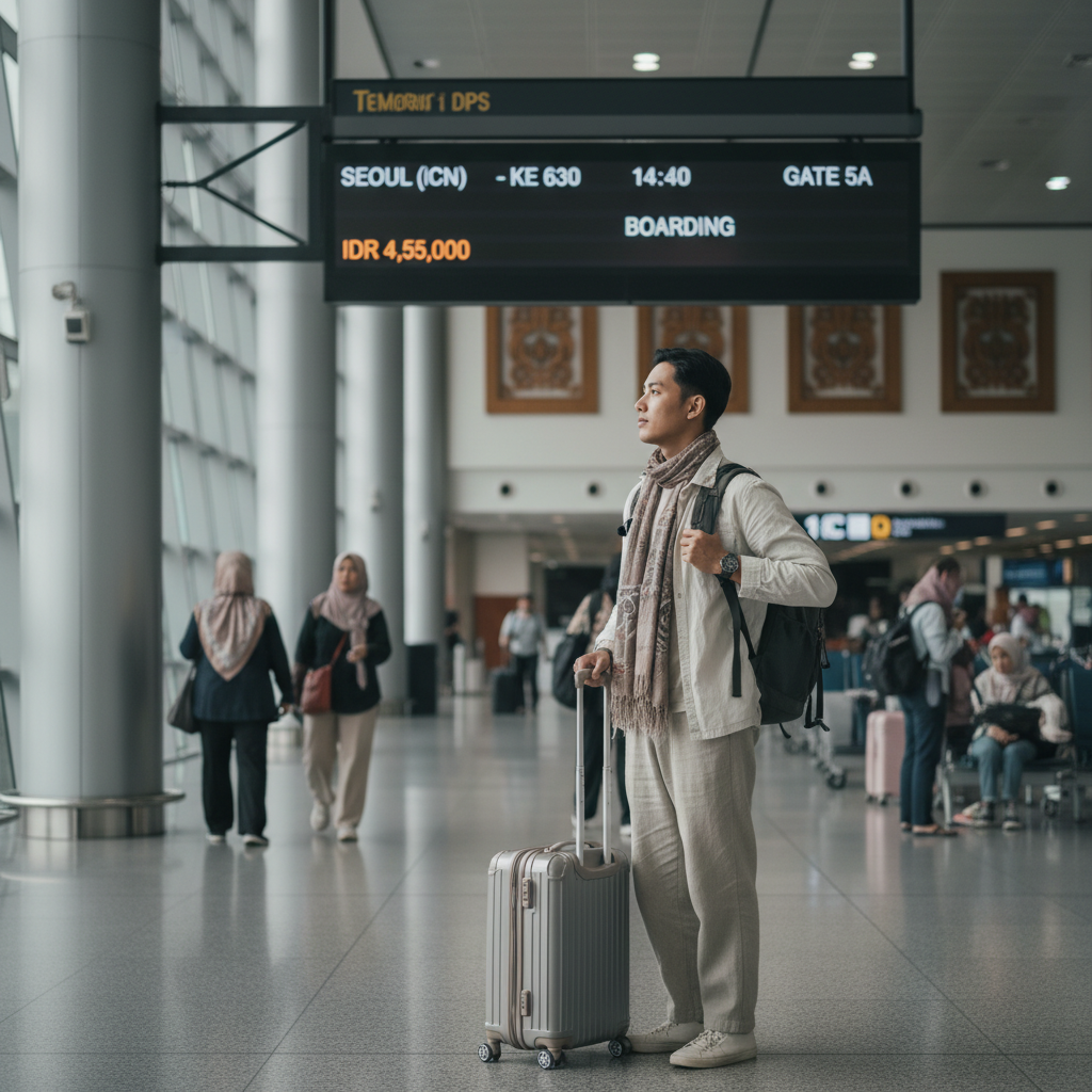 Tiket Pesawat Denpasar ke Seoul — Jadwal, Maskapai, Harga IDR | 2026