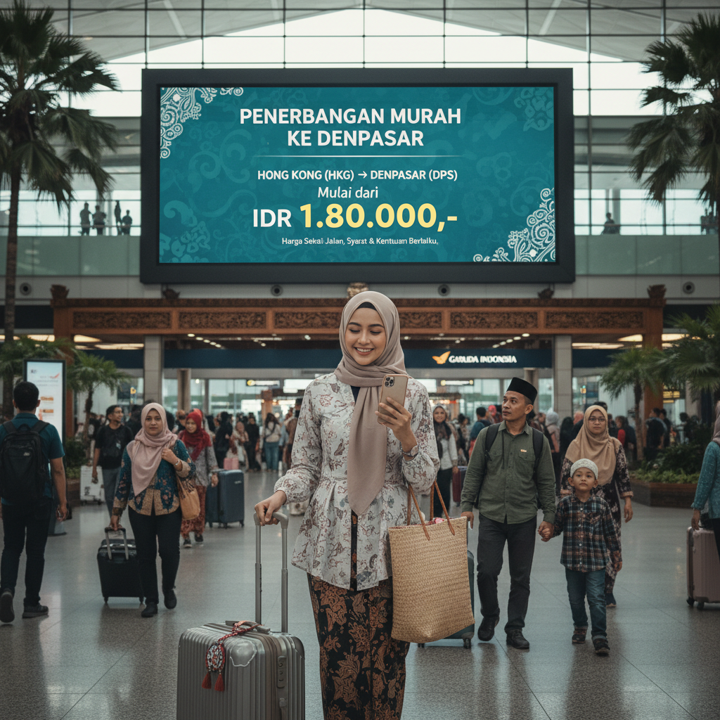 Tiket Pesawat Hong Kong ke Denpasar — Jadwal, Maskapai, Harga IDR | 2026