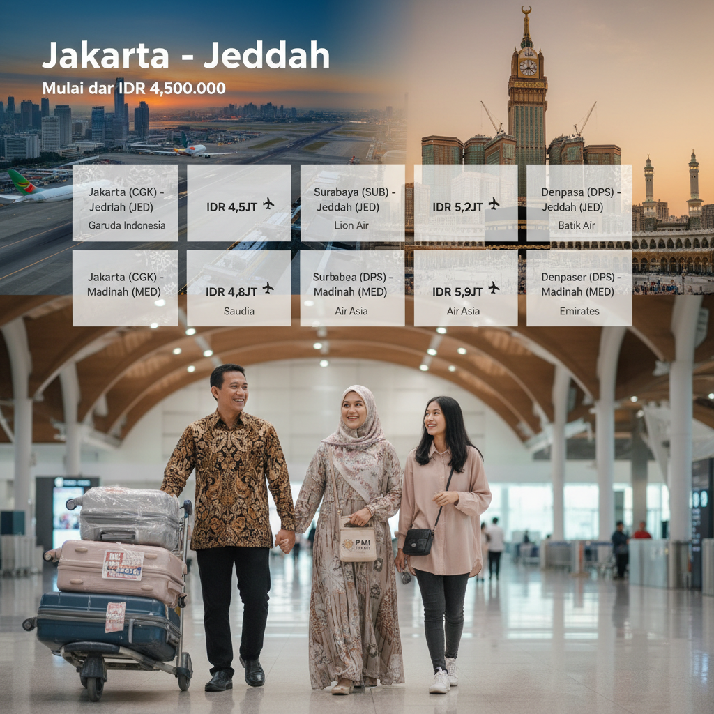 Penerbangan CGK ke Jeddah