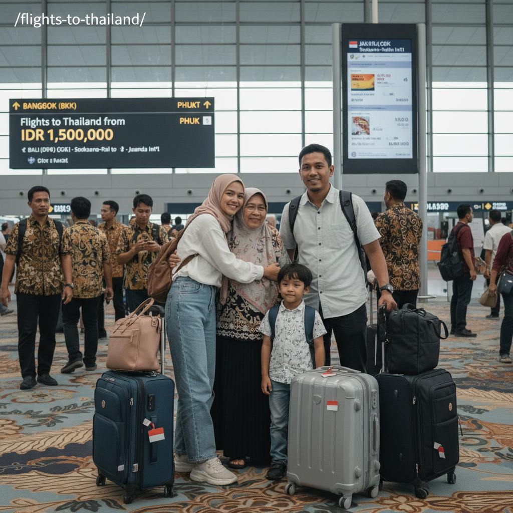 Tiket Pesawat ke Thailand dari Indonesia — Visa, Waktu Terbaik, Rute | 2026