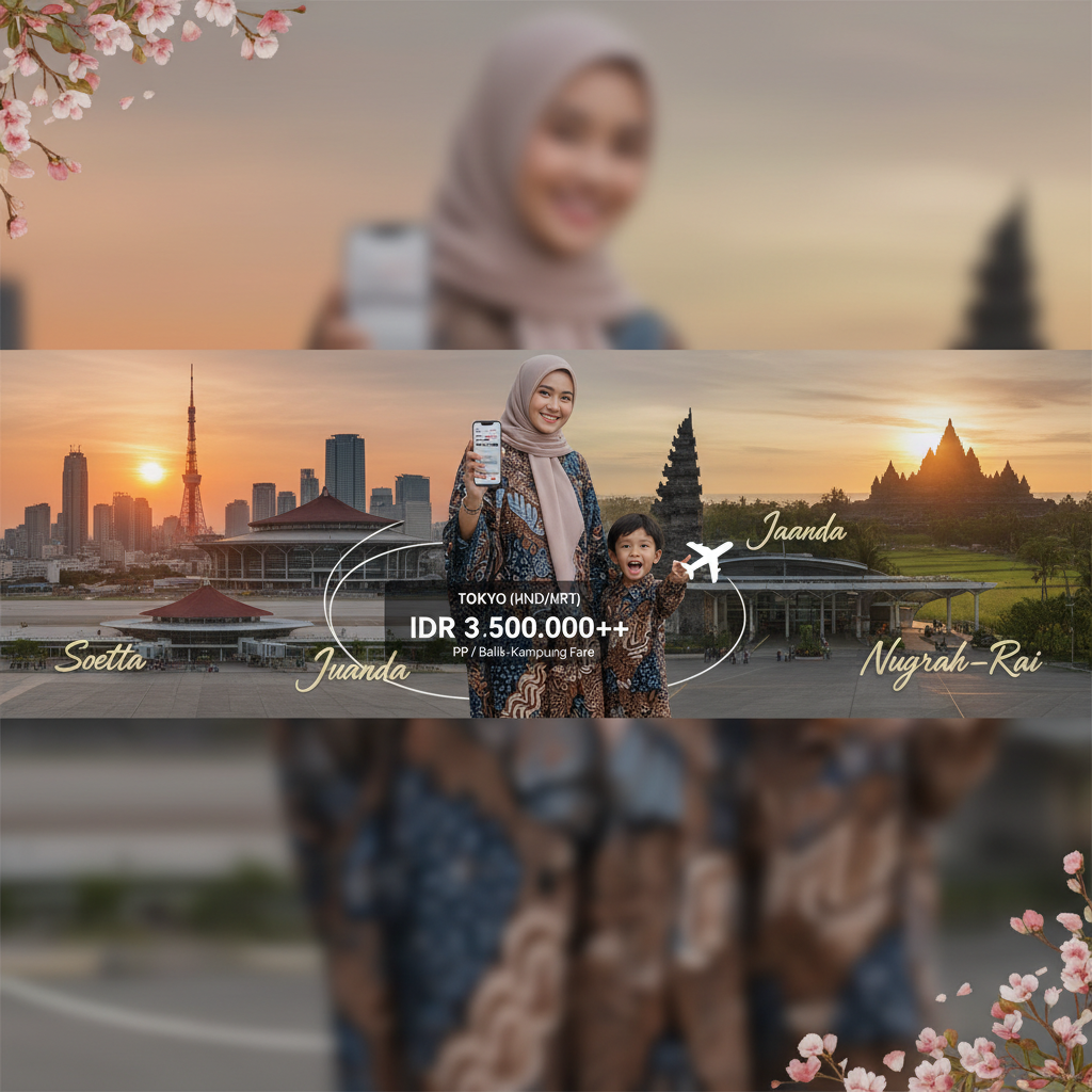 Tiket Pesawat Tokyo ke Jakarta — Jadwal, Maskapai, Harga IDR | 2026