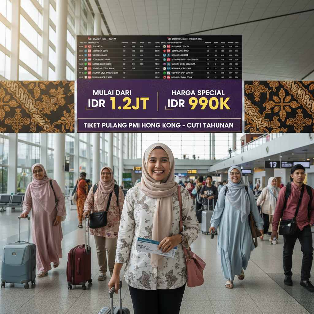 Tiket Pulang PMI Hong Kong: Cuti Tahunan, Majikan Bayar Tidak, Cathay vs Garuda 2026